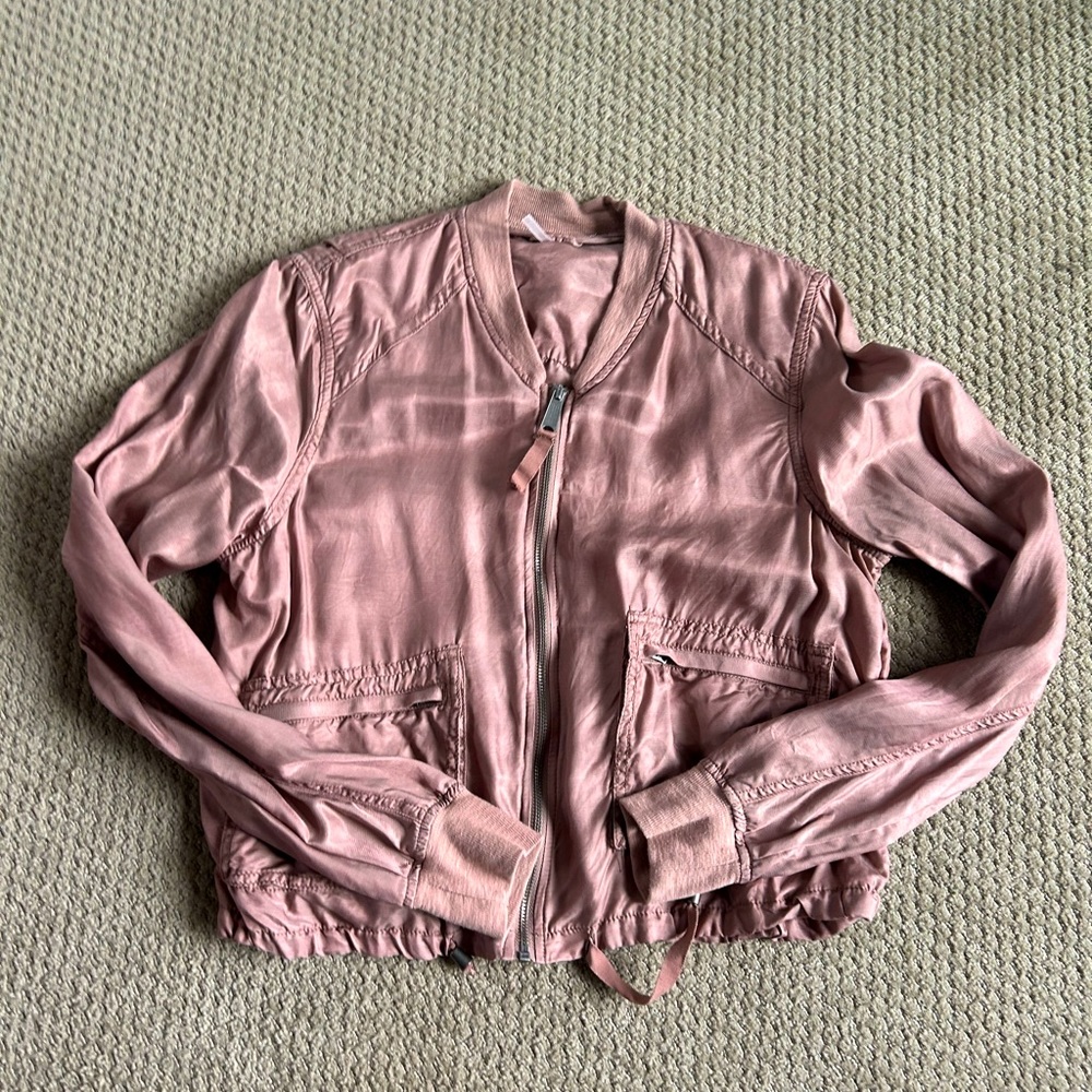 Free People silky bomber